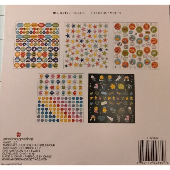 Reward Stickers Set 838 Stickers American Greetings - Picture 2 of 11